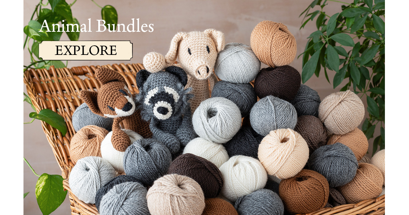 Wool bundles TOFT crochet knit yarn patterns